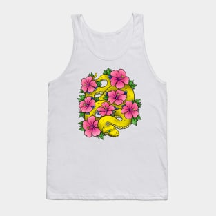 Floral Python Tank Top